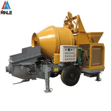 Pompalı Portatif Dizel Beton Mikseri